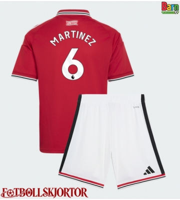 Manchester United Lisandro Martinez #6 Hemmakläder Barn 2026-27 Kortärmad (+ Korta byxor)